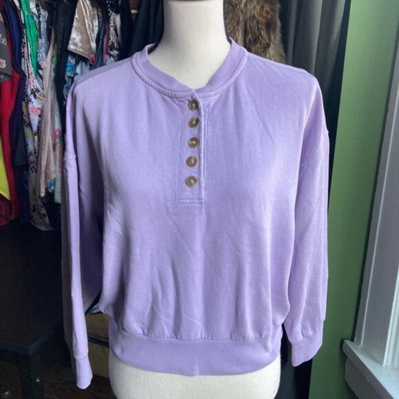 Gap Sweaters - Women's Gap Lavender Sweatshirt S Petite